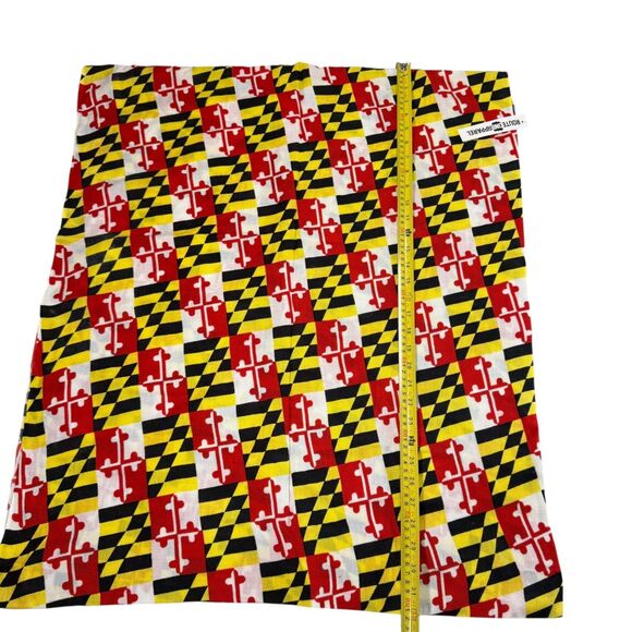 Maryland State Flag Infinity Scarf Terrapins New With Tags NWT Route One Apparel - Picture 7 of 10